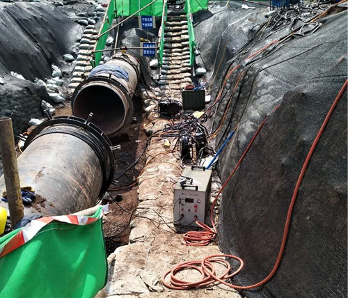 三聯磁電管道消磁-東北石油換管作業區-DJ-380A管道消磁機及消磁線圈部署完成 三聯磁電管道消磁-東北石油換管作業區-DJ-380A管道消磁機及消磁線圈部署完成